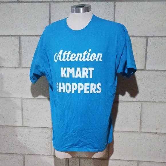 Fruit of the Loom Other - Attention Kmart Shoppers Blue T-shirt Size 2X RK